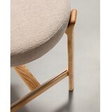 Kave Home Bež/u svijetloj prirodnoj boji barska stolica od čvrste jeseni (visine sjedala 65 cm) Granite – | shoptok.hr