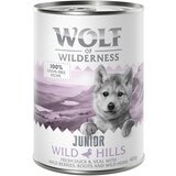 Wolf of Wilderness Ekonomično pakiranje Little 24 x 400 g - Wild Hills Junior - pačetina i teletina | shoptok.hr