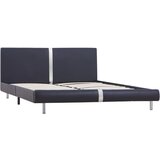 The Living Store Posteljni okvir črno umetno usnje 140x200 cm - Posteljni Okvir, (21529063) | Shoptok.si