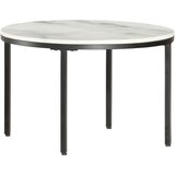  Stolić za kavu bijelo-crni Ø 65 cm od pravog punog mramora | shoptok.hr