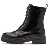 Tamaris Gležnarji z vezalkami črna | Shoptok.si