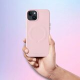 Roar usnjena Mag Case maska, združljiva z MagSafeom – za iPhone 12 roza | Shoptok.si