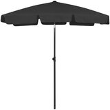The Living Store Senčnik za na plažo črn 180x120 cm - Senčnik Za Na Plažo, (21749873) | Shoptok.si
