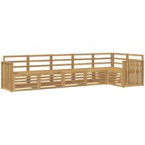  Set vanjskih sofa 6 pcs Bijela 306 x 128,5 x 73 cm | Eponuda.com