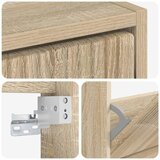  Ormar za cipele na zidu HOORN 71 x 17 x 43 cm Konstruirano drvo - Hrast sonoma | shoptok.hr
