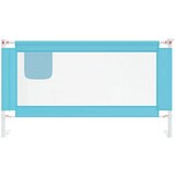 vidaXL sigurnosna ograda za dječji krevet plava 150 x 25 cm od tkanine | shoptok.hr