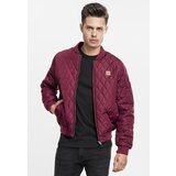 Urban Classics Diamond Quilt Nylon Jacket burgundy | shoptok.hr
