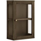House Nordic Tamno smeđa viseća vitrina u dekoru hrasta 40x60x20 cm Zamora – Cijene