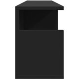  Zidni ormarić crni 80x20x30 cm od konstruiranog drva | shoptok.hr