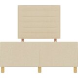  Krevet s okvirom Krem 140x200 cm Tkanina | shoptok.hr