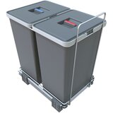 Elletipi Izvlečni plastični koš za ločevanje odpadkov 2x 24 l Ecofil - Elletipi Cene