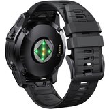 INF Eleganten pašček za hitro sprostitev za Garmin Fenix 7X Pro Black+Grey, (22148688) | Shoptok.si