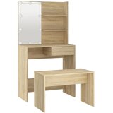  Set toaletnog stolića boja hrasta sonome LED konstruirano drvo | shoptok.hr