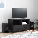 TV ormarić crni 68 x 39 x 43,5 cm čelik | Eponuda.com