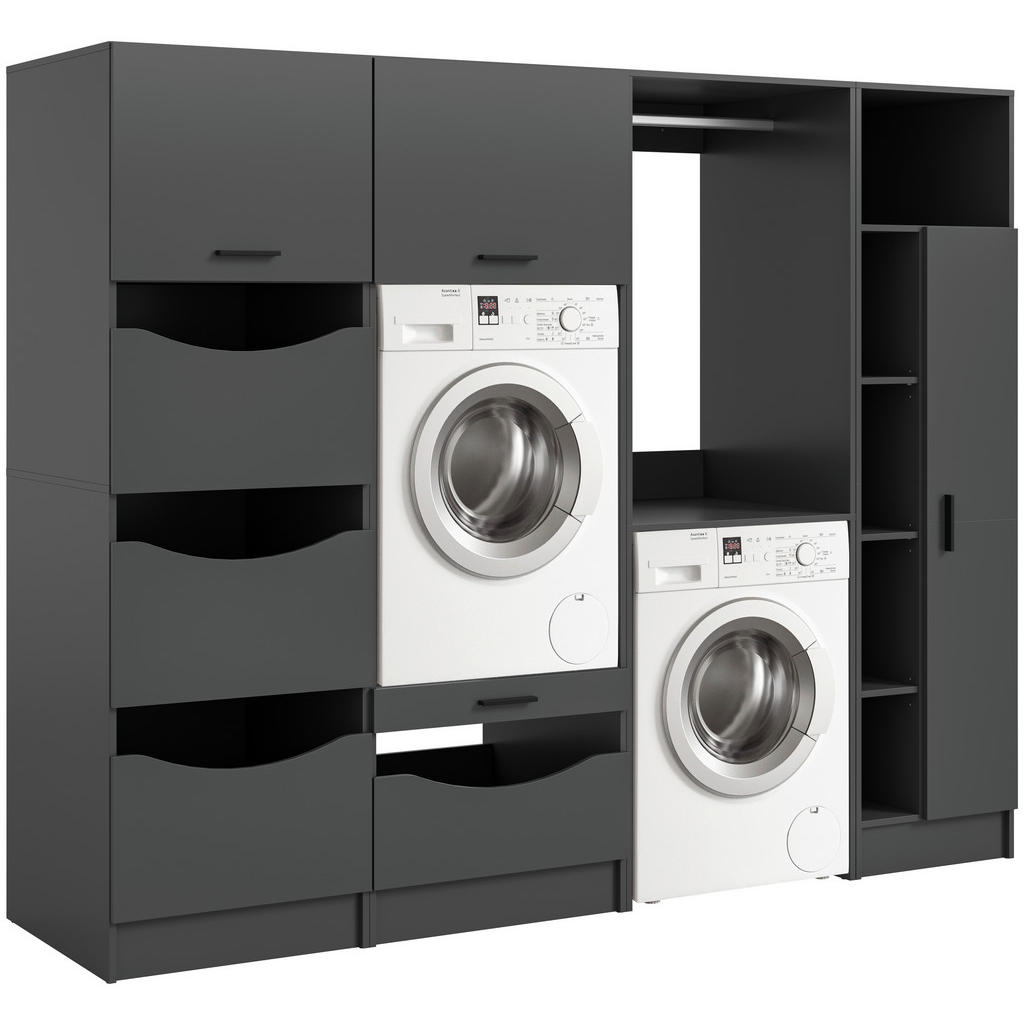 Regal Za Pralnico Free, Antracit