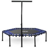 Neo-Sport fitness trampolin s ručkom 127 cm – šesterokutni, plava | shoptok.hr