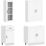  Kuhinjska jedinica PORTO 8 kom. Bijela Konstruirano drvo | shoptok.hr