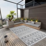 vidaXL Zunanja preproga siva 140x200 cm PP Cene
