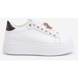 Boto Women's platform sneakers with white embellishments Herbisa | shoptok.hr