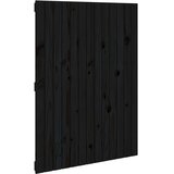  Zidno uzglavlje crno 82,5 x 3 x 110 cm od masivne borovine | shoptok.hr