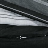  Set posteljine za poplun crno-bijeli 225x220 cm pamučni | shoptok.hr