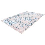 Kayoom RAVNO TKANA PREPROGA Peron 400 Weiß / Blau 120/180 cm tkano modra, bela | Shoptok.si