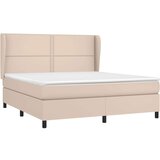  Krevet box spring s madracem cappuccino 180x200 cm umjetna koža | shoptok.hr
