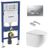 Geberit SIKOGESTOR67D35KM sat wc školjka s kompletom duofix 458.103.00.1 Delta35 krom mat Cene