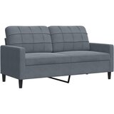  3-dijelni set sofa s jastucima tamnosivi baršunasti | shoptok.hr