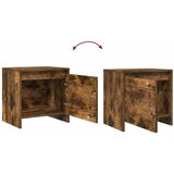  Noćni ormarići 2 kom dimljena boja hrasta 45x34x44,5 cm drveni | shoptok.hr