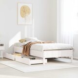  Okvir kreveta bez madraca bijeli 100x200 cm konstruirano drvo | shoptok.hr