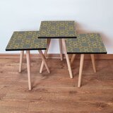 Hanah home 3Shp135 - Grey GreyGold Nesting Table (3 Pieces) | ePonuda.com