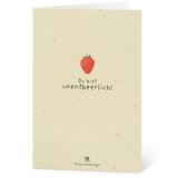  Voščilnica iz semenskega papirja "Du bist unentbeerlich" - 1 k. | Shoptok.si