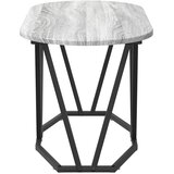  Kava Stol Siva 80 x 40 x 40.5 cm Projektirano drvo i metal | Eponuda.com