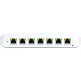 Ubiquiti USW-Ultra-210W-EU compact, Layer 2, 8-port GbE PoE switch with versatile mounting options, 7x GbE PoE+ output ports, GbE port with optional PoE++ input, 202W PoE availability with the included AC power adapter | Eponuda.com