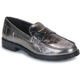 Coach Mokasini JOCELYN CRINKLE METALLIC LOAFER Siva | Shoptok.si