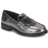 Mokasini JOCELYN CRINKLE METALLIC LOAFER Siva