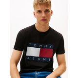 Tommy Jeans Majica mornarska / rdeča / črna / bela | Shoptok.si