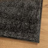  Preproga ISTAN visoka vlakna sijoč videz antracitna 100x200 cm | Shoptok.si