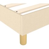  Okvir za krevet s oprugom krem 200x200 cm od tkanine | shoptok.hr