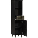 Maison Chic Kopalniška omarica - Kopalniški kabinet 38x33x160 cm trden mangov les, (21794363) Cene