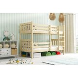 Molarem Home Drveni dječji krevet na kat Kacper - svijetlo drvo - 190x90 cm Cijene