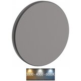  LED spoljašnje zidno svetlo PIATTA LED/18W/230V 3000/4000/6000K IP44 siva | Eponuda.com