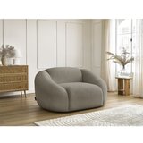 Bobochic Paris Siv/rjav fotelj iz tkanine bouclé Tina – | Shoptok.si