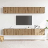  Zidni TV ormarić, 4 dijela, Artisan hrast, 100x30x30 cm | shoptok.hr