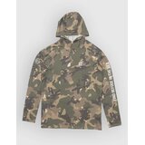 Salty Crew Mariner Hood Tech Longsleeve Lycra green camo | Shoptok.si