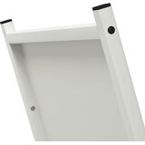  Stalak za drva bijela 69,5x35x81 cm hladno valjani čelik | shoptok.hr