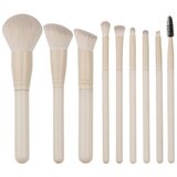 INF Moon Round Coffee Barva 9-Delni Set Čopičev za Ličenje - Mehka Sintetična Vlakna, (5000078331) | Shoptok.si