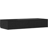  Nočne omarice Črni hrast Inženirski les 80 x 36.5 x 16.5 cm, (22008164) | Shoptok.si