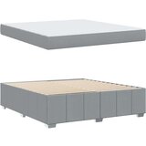 vidaXL Konstrukcija postelje Svetlo siva 180 x 200 cm blago | Shoptok.si
